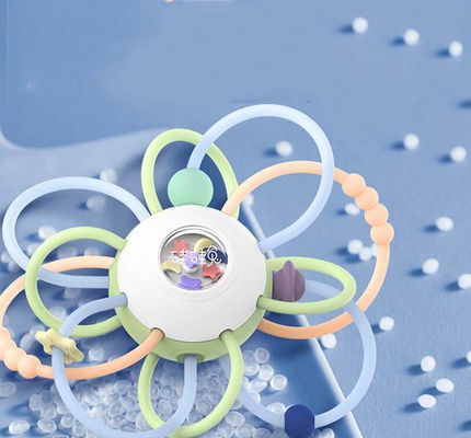 comprare Dispositivo lenente prescolare di Toy Soft Silicone Dental Glue Soundmaking della palla della gru a benna della mano del silicone di Manhattan del neonato online manufacture