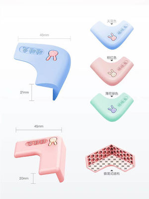 comprare La striscia del silicone di prevenzione di collisione dei bambini del coniglio del silicone protegge i bambini dalla striscia molle urtante dell'angolo della Tabella online manufacture