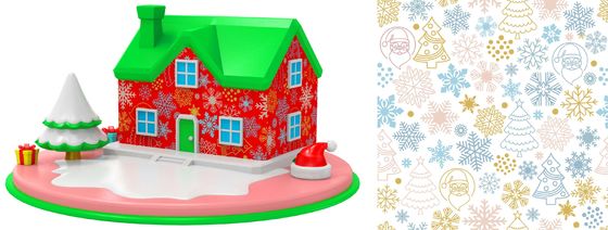 comprare Modello architettonico creativo dei giocattoli dei bambini del silicone della capanna educativa manuale delle particelle elementari DIY online manufacture