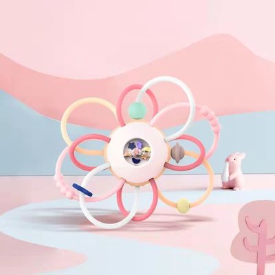 comprare I giocattoli di istruzione di puzzle del silicone dei bambini, bambino hanno bollito il bastone stridente della gomma, mano che afferra la palla, giocattolo sensoriale online manufacture