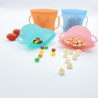 borsa di conservazione del frigorifero della tazza del silicone di stoccaggio e di conservazione del latte materno di grande capacità 130ml
