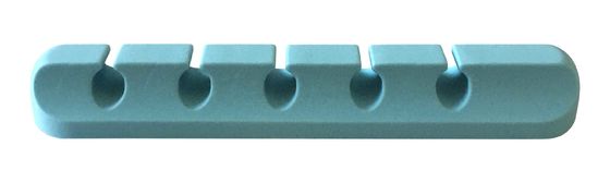 5 fori Organizzatore di cavi per scrivania Winder di filo Portatore di deposito Protezione di silicone Clamps di gestione dei cavi