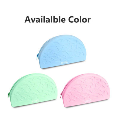 Sacchetto di stoccaggio per cosmetici in silicone di grande capacità porta spazzole per trucco da viaggio organizzatore idropurtante per cosmetici portatile