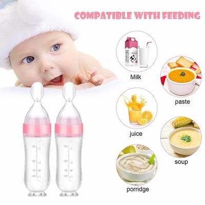 Bottiglia complementare dell'alimento integrata estrusione del silicone del commestibile del silicone dei bambini d'alimentazione liquidi infantili della bottiglia