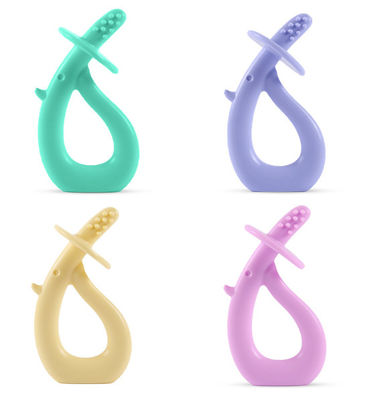 Smerigliatrice neonata Maternal del dente del nuovo del cigno gel del dente da latte e rifornimenti infantili che leniscono la smerigliatrice del dente del gel del morso