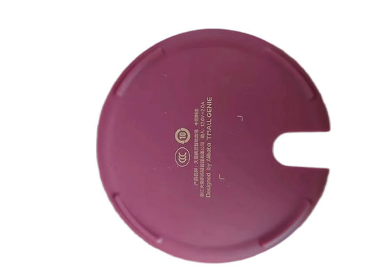 Pad di isolamento per altoparlanti circolari personalizzati Intelligente Bluetooth altoparlante silicone schermo stampato di caratteri pad anti vibrazione