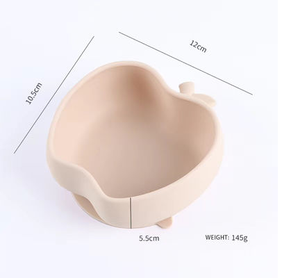 La ciotola complementare della tazza di aspirazione del silicone dell'alimento dei bambini può essere ciotola del silicone del commestibile del forno a microonde