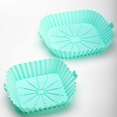 Air Fryer Silicone Pot Food Grade Sicurezza Air Fryer Forno Accessori Quadrato Facile Da Pulire Air Fryer Silicone Liner
