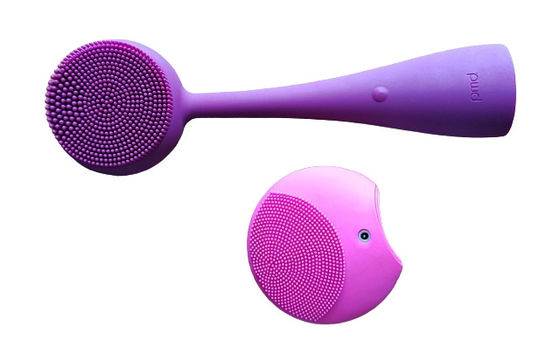 Pulizia del viso in silicone personalizzata Spazzola per il retro Spazzola per il viso Massaggio del viso Rimozione dei punti neri Strumento portatile per la cura della pelle Accesso