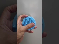 Massaggiatore capelluto in silicone shampoo spazzola per capelli spazzola con pennelli di silicone morbido spazzola capelluto